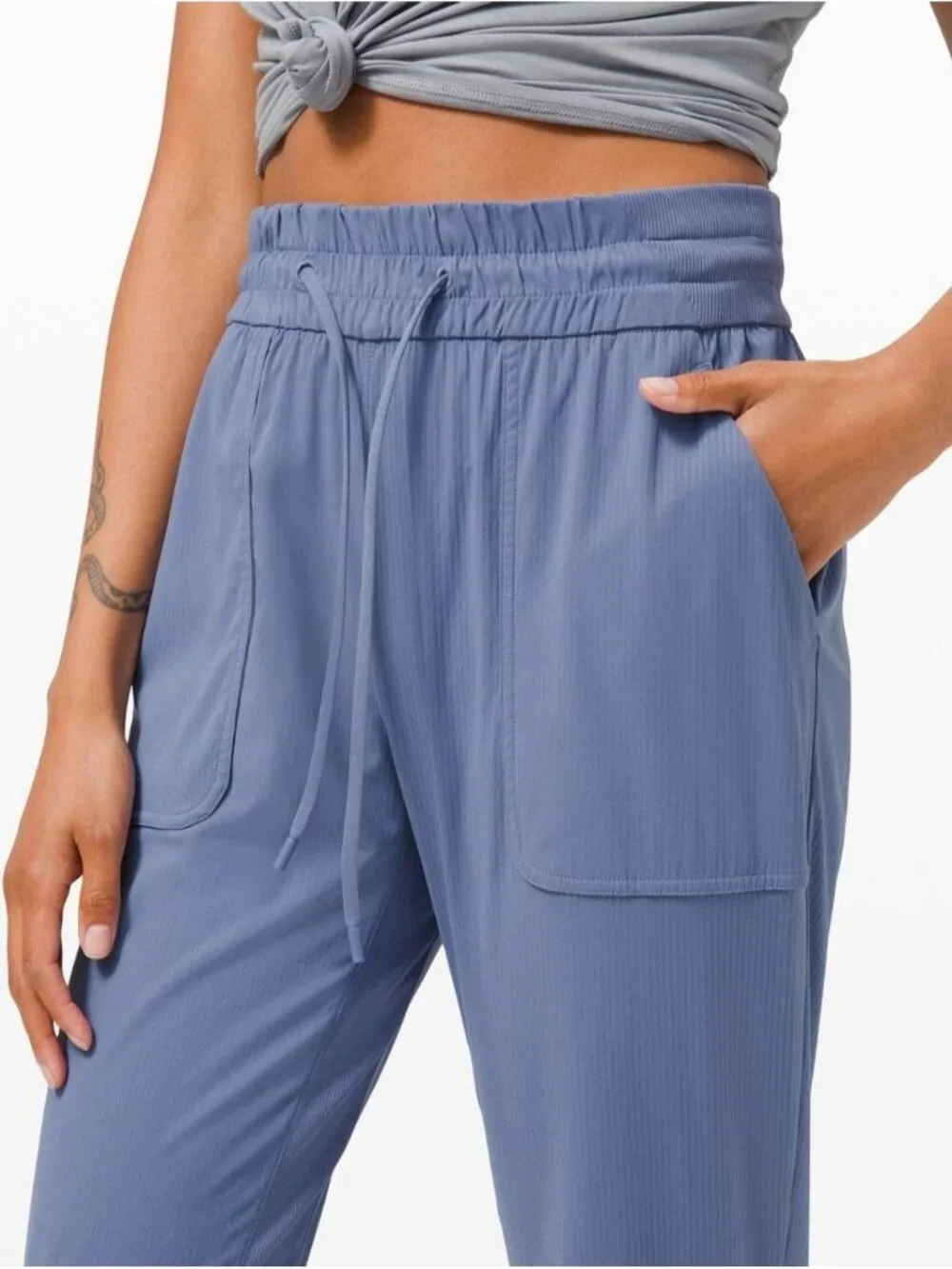 Lululemon Beyond the Studio Crop Water Drop